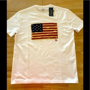 Polo by Ralph Lauren  American flag T-shirt  (M)